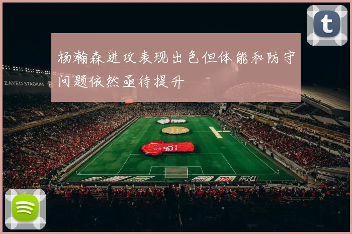 杨瀚森进攻表现出色但体能和防守问题依然亟待提升